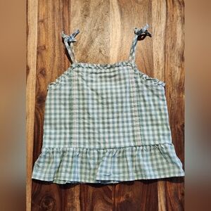 Polo Ralph Lauren Gingham Cotton Madras Top